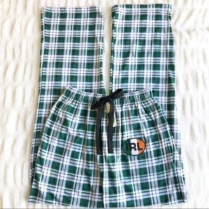 Irish Green Plaid Pajama Pants - Size XS